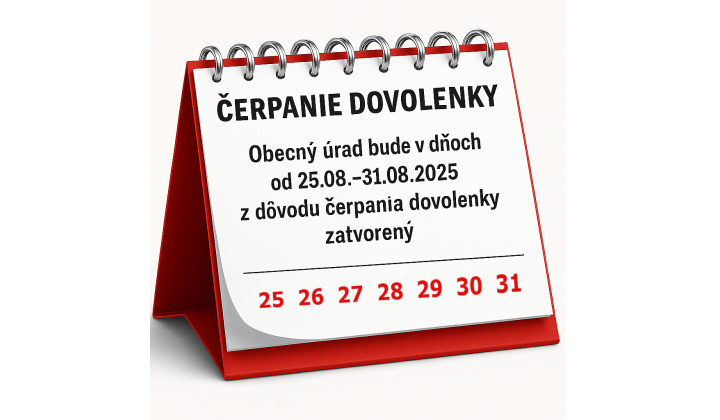 ČERPANIE DOVOLENKY 