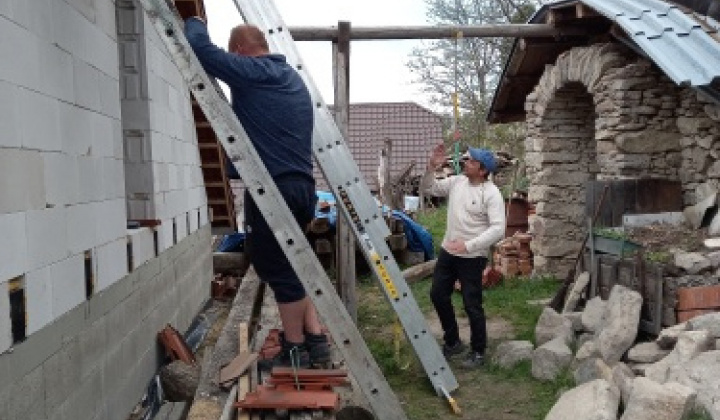 Dokončovacie práce na streche  garáže