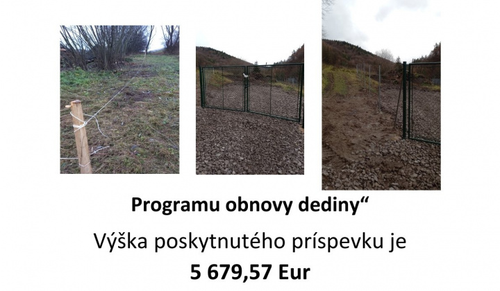 Úradná tabuľa / Výstavba kompostoviska a nákup techniky - foto