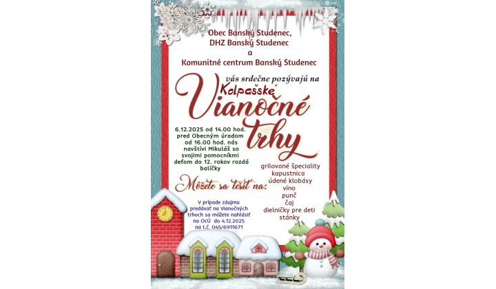 Kolpašské Vianočné trhy