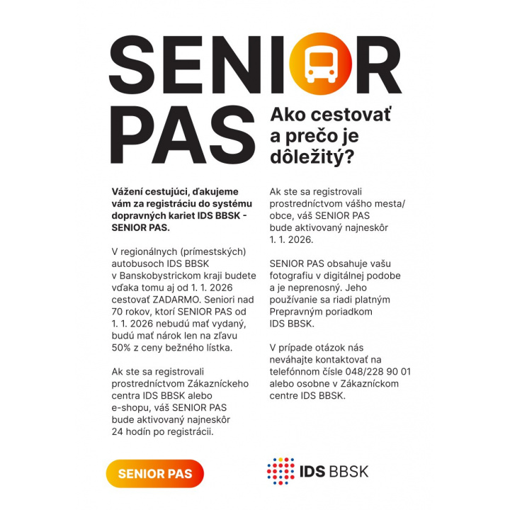 SENIOR PAS PRE SENIOROV NAD 70 ROKOV